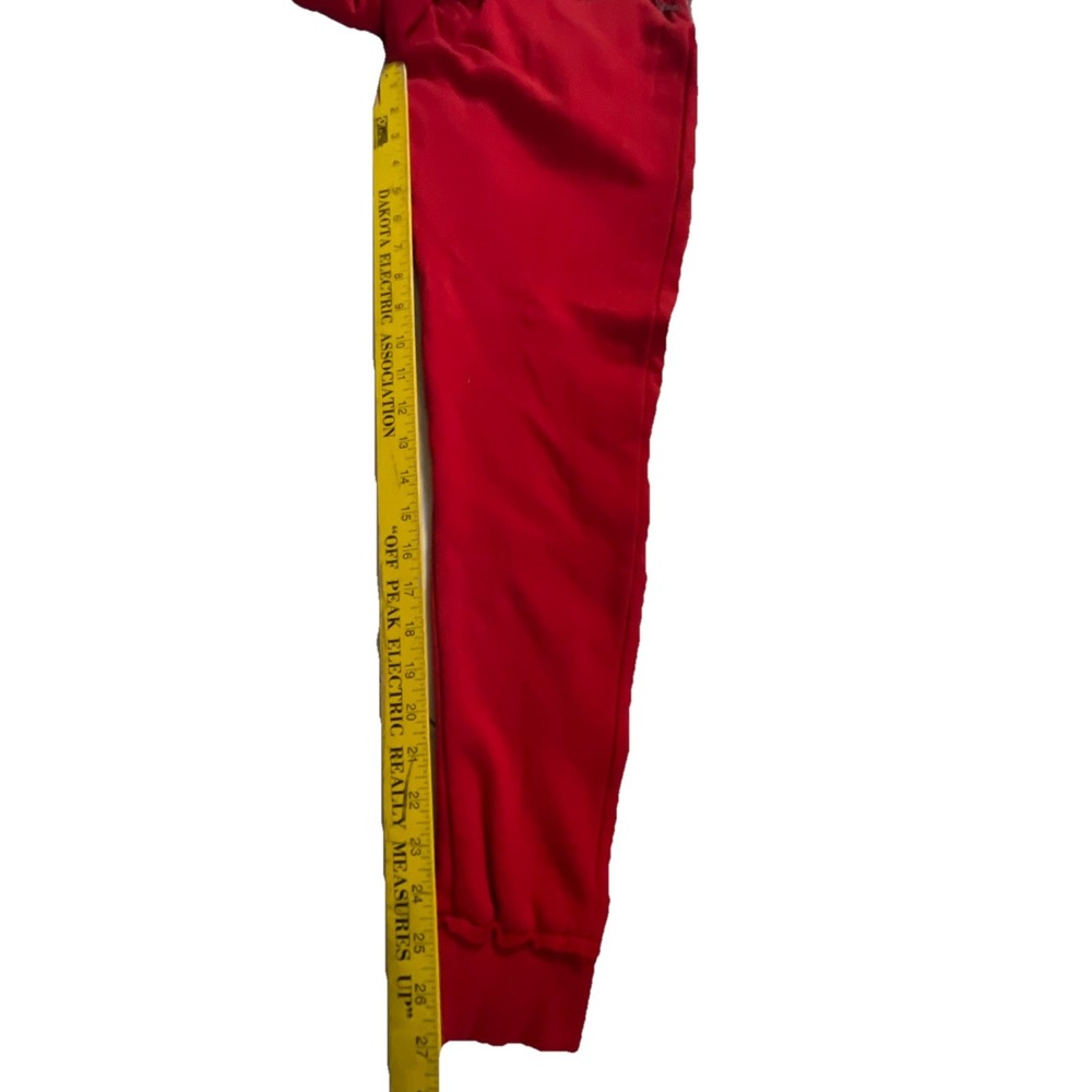 LF The Brand Joggers Sweatpants Women's XS Red EUC Hip Hop Streetwear Urban - Picture 11 of 11